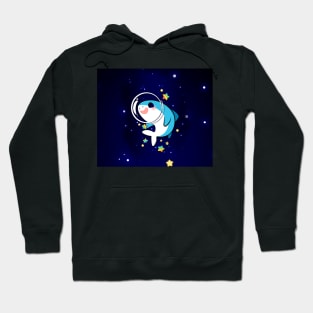 shark in the space Hoodie